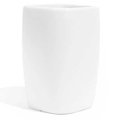 Стакан для зубных щеток Spirella Retro, белый