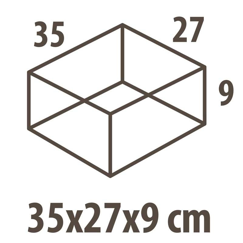 Органайзер для хранения Hausmann Paisley 35x27x9см, бежевый фото 2