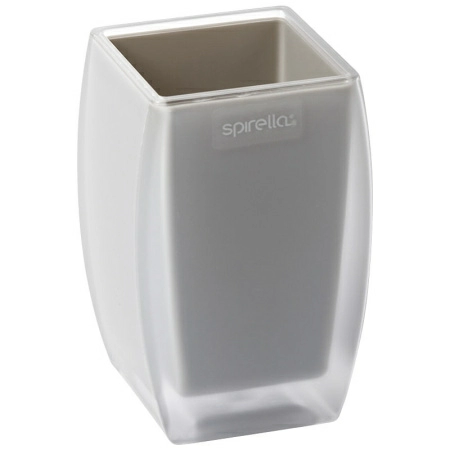 Стакан для зубных щеток Spirella Freddo, серый фото 1