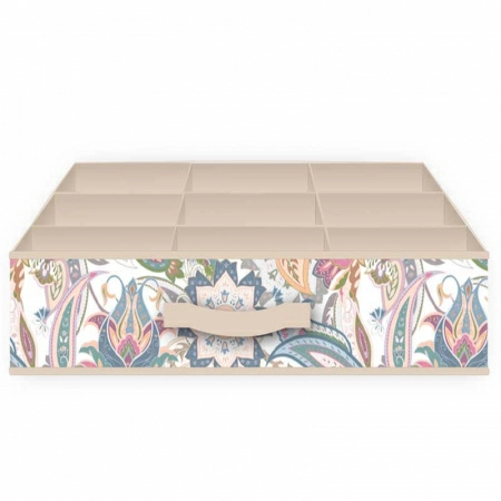 2 Органайзер для хранения Hausmann Paisley 35x27x9см, бежевый фото 2